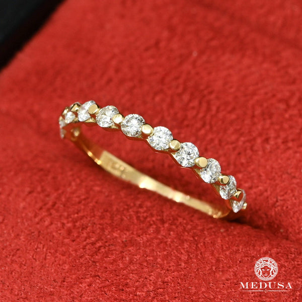 14K Gold Diamond Ring | Eternity F23 MA0923 Engagement Ring | Medusa ...