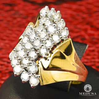 Flower D4 - Diamant - 2.00CT / Or 2 Tons