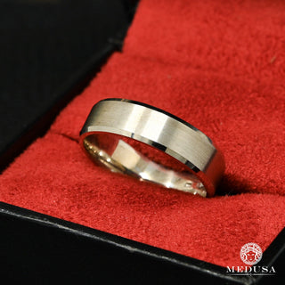 Ring H17 White Gold - MED100-6  - 6 / White Gold