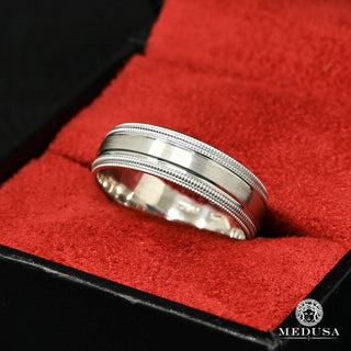 Ring H19 White Gold - MED105  - 6 / White Gold