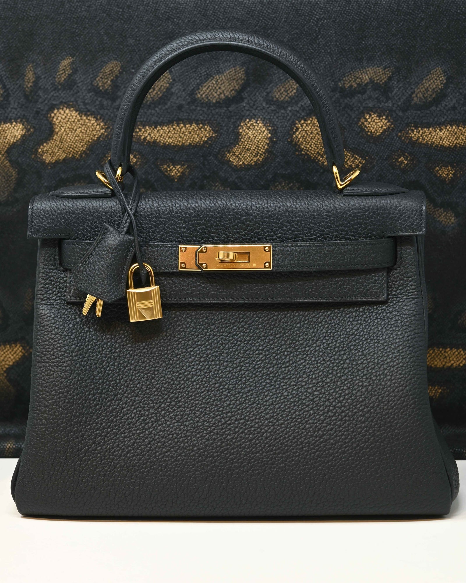 Hermès Birkin 30 Noir (Black) Togo Rose Gold Hardware RGHW — The
