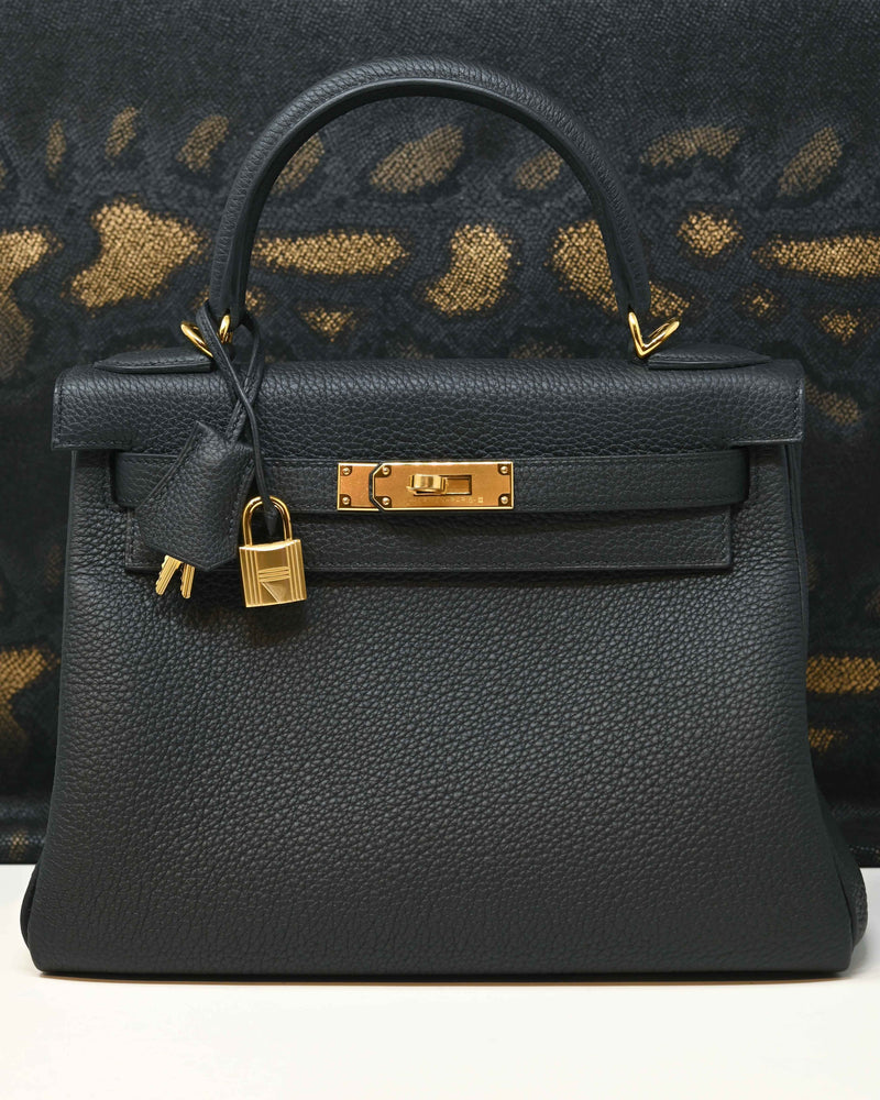 Hermès | Sacs à Main Kelly 28 Togo Noir Gold Hardware