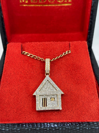 Kit Curb + pendentif diamant