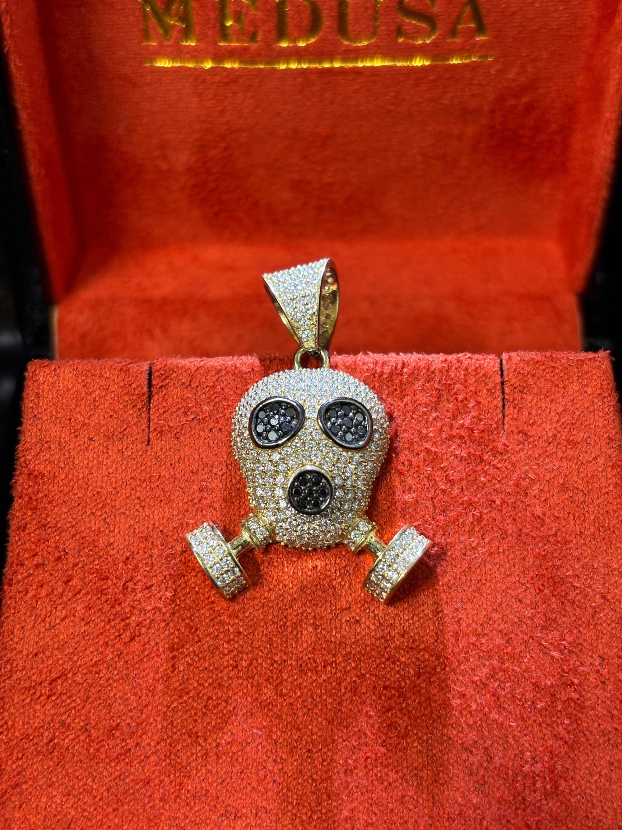 Bijoux Liquidation | Neuf Pendentif Gas Mask (SB38)