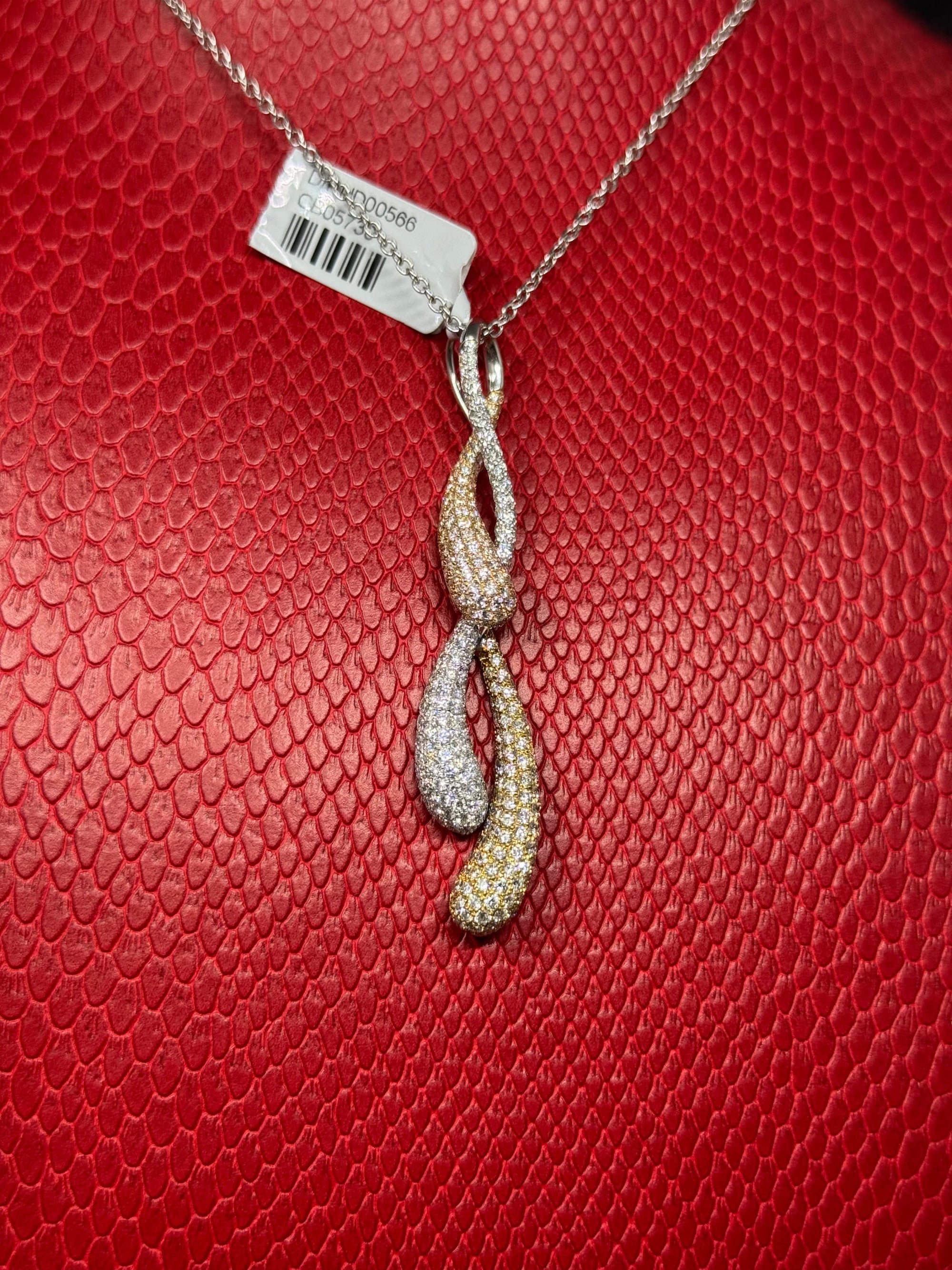 Bijoux Liquidation | Neuf Pendentif Goute 3 tons Diamant (CB)