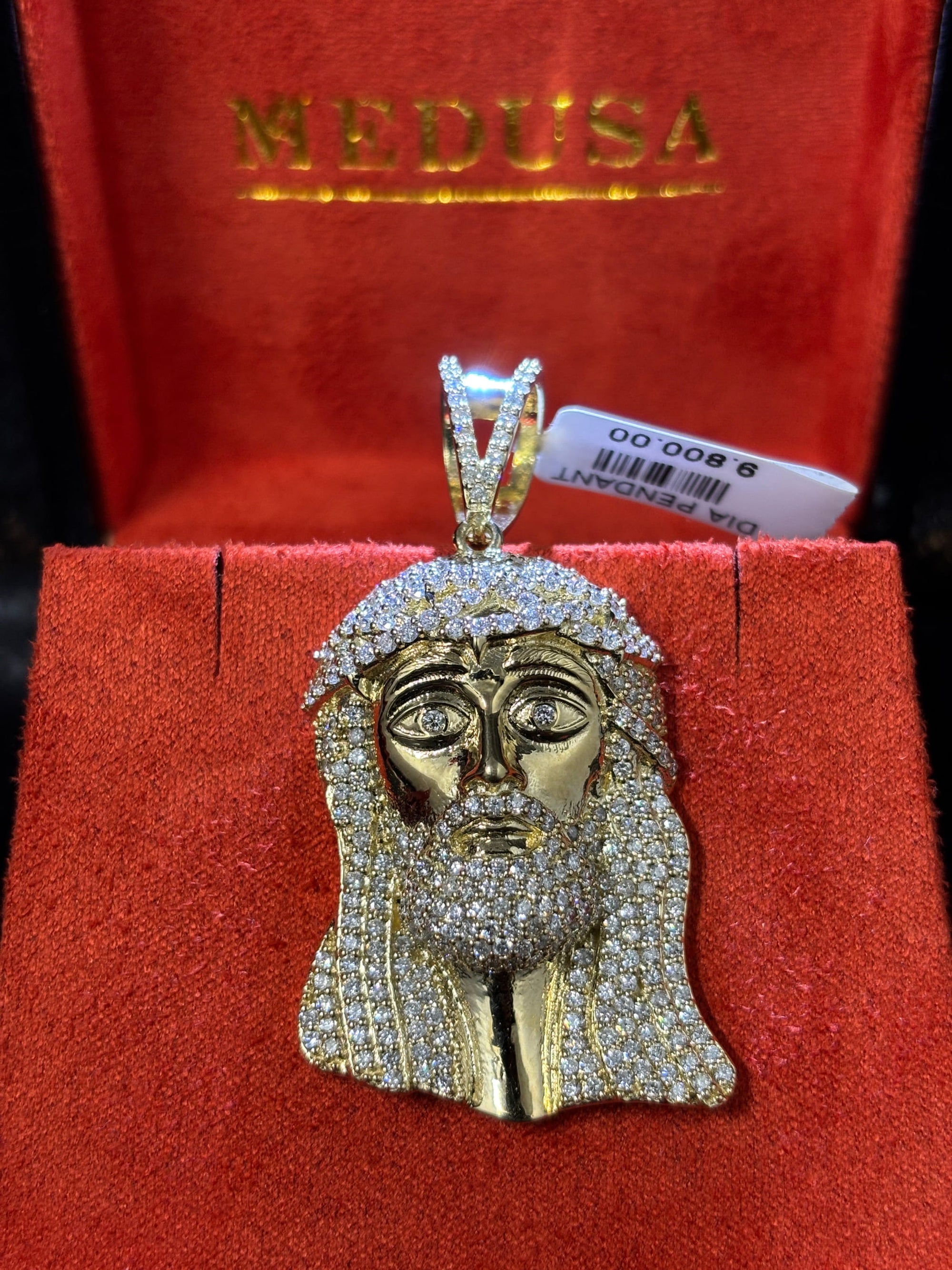 Bijoux Liquidation | Neuf Pendentif Jesus Diamant (SB32)