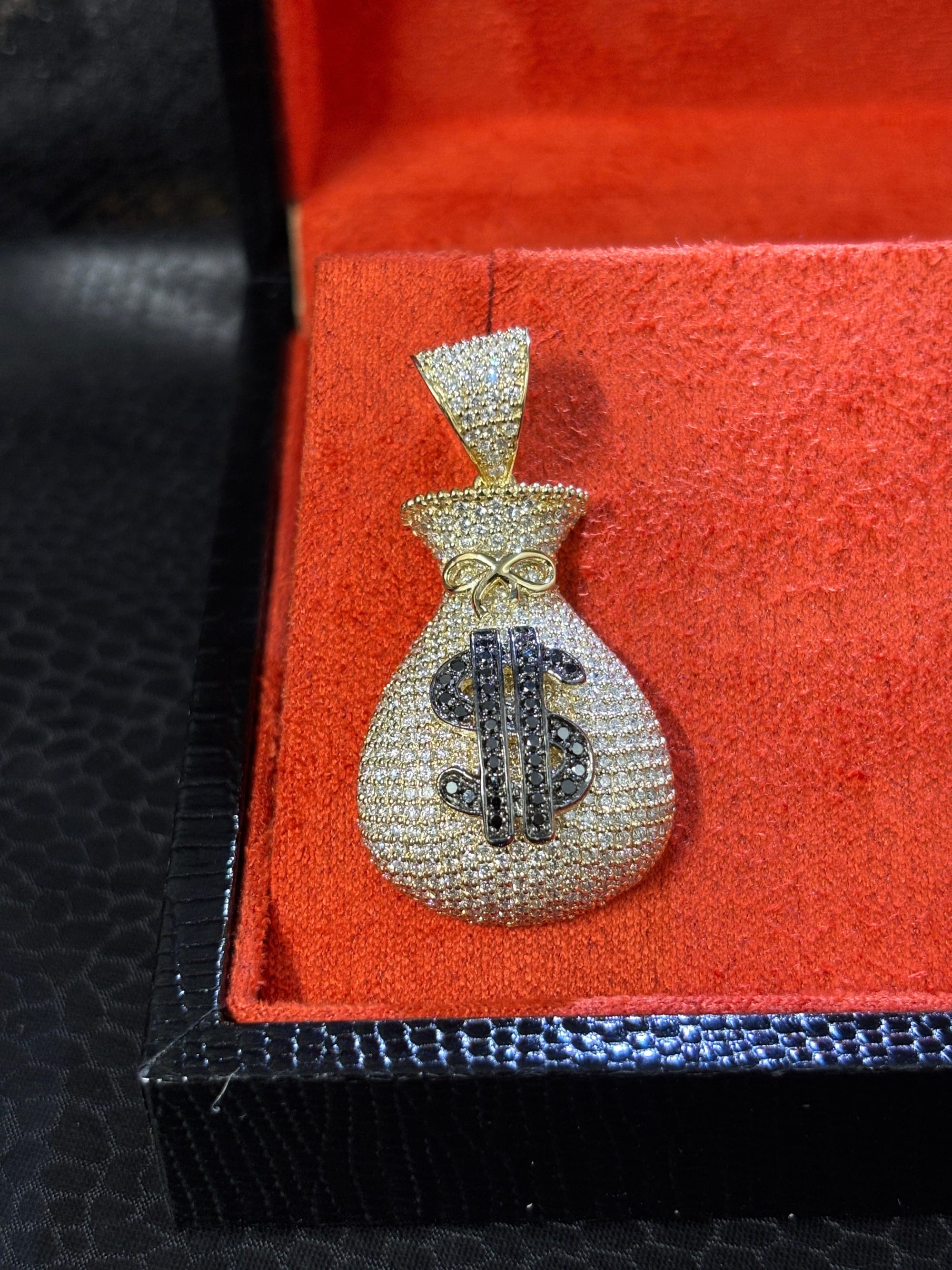 Bijoux Liquidation | Neuf Pendentif Money Bag Diamant (SB39)