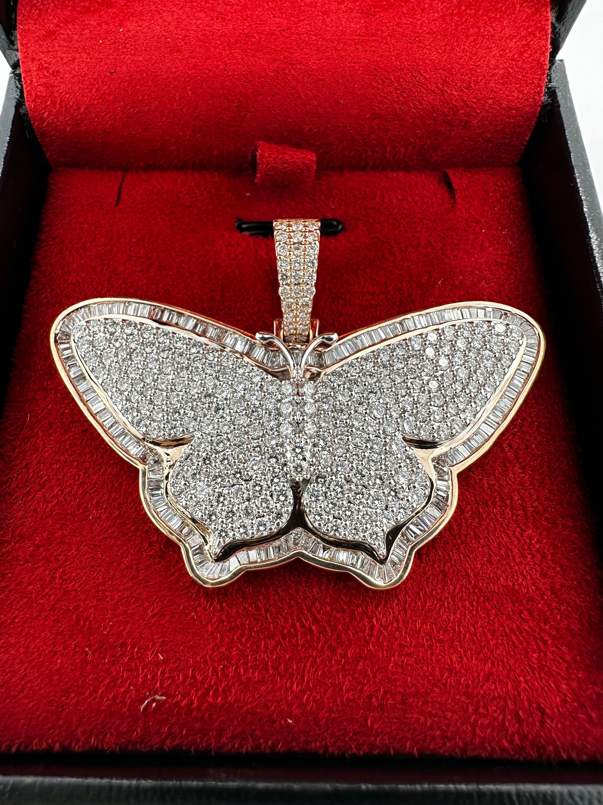 Bijoux Seconde Main | Remise à Neuf Pendentif Papillon Diamant
