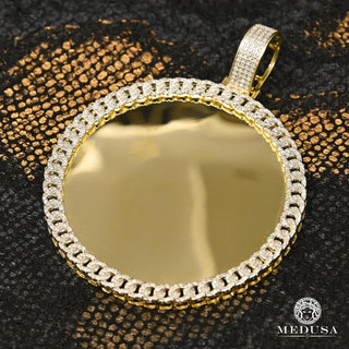 Pendentif Photo D3 - Cuban - 31mm / Or Jaune