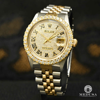 Rolex Datejust 36mm - Romain Iced  - Gold 2 Tones