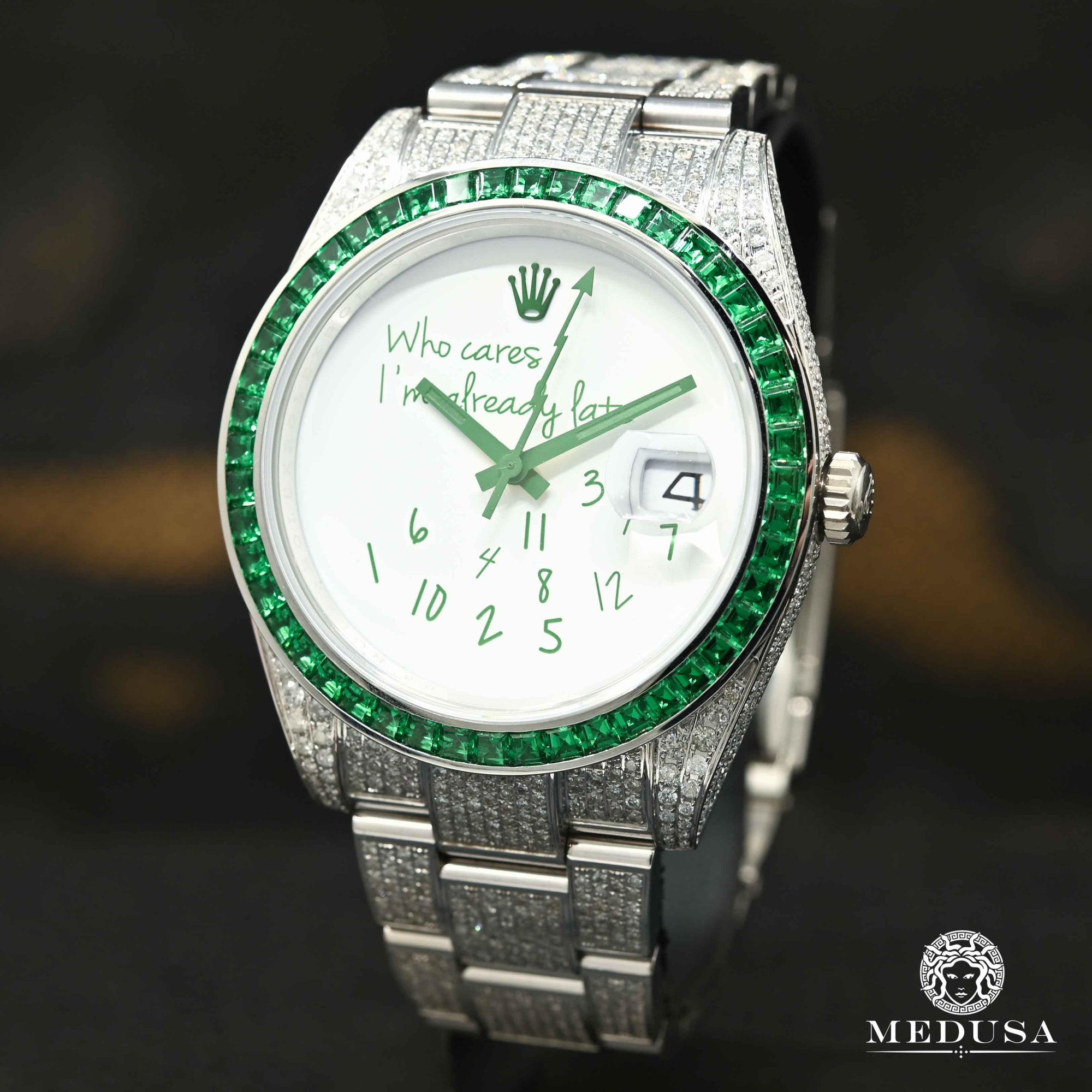 Montre Rolex | Montre Homme Rolex Datejust 41mm - Green Emerald Stainless
