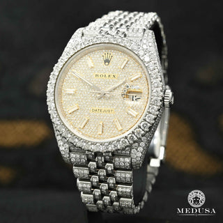 Rolex Datejust 41 mm - Baguette de panal de abeja completo Jubilee - Inoxidable