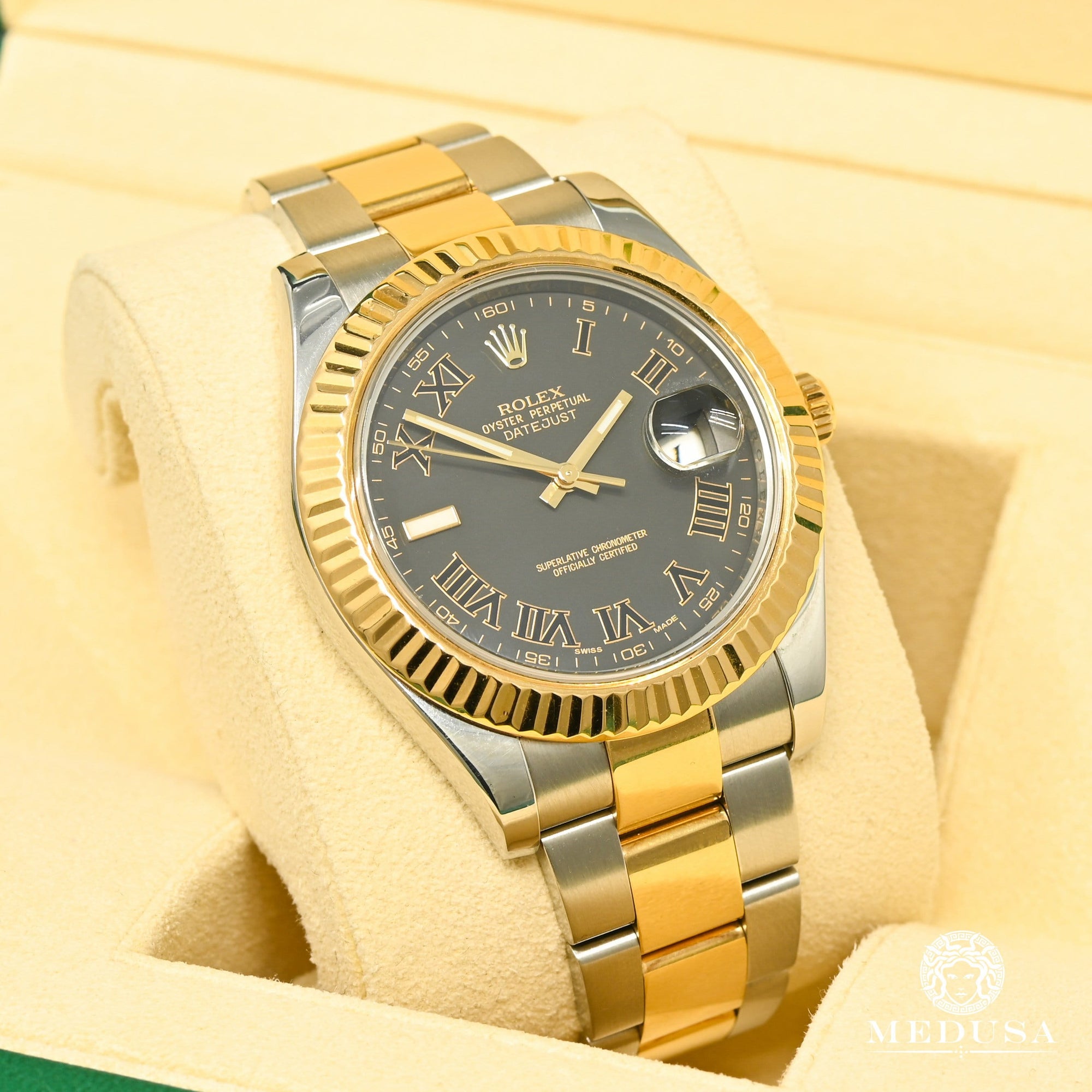 Montre Rolex | Montre Homme Rolex Datejust 41mm - Oyster 2-Tons Or 2 Tons