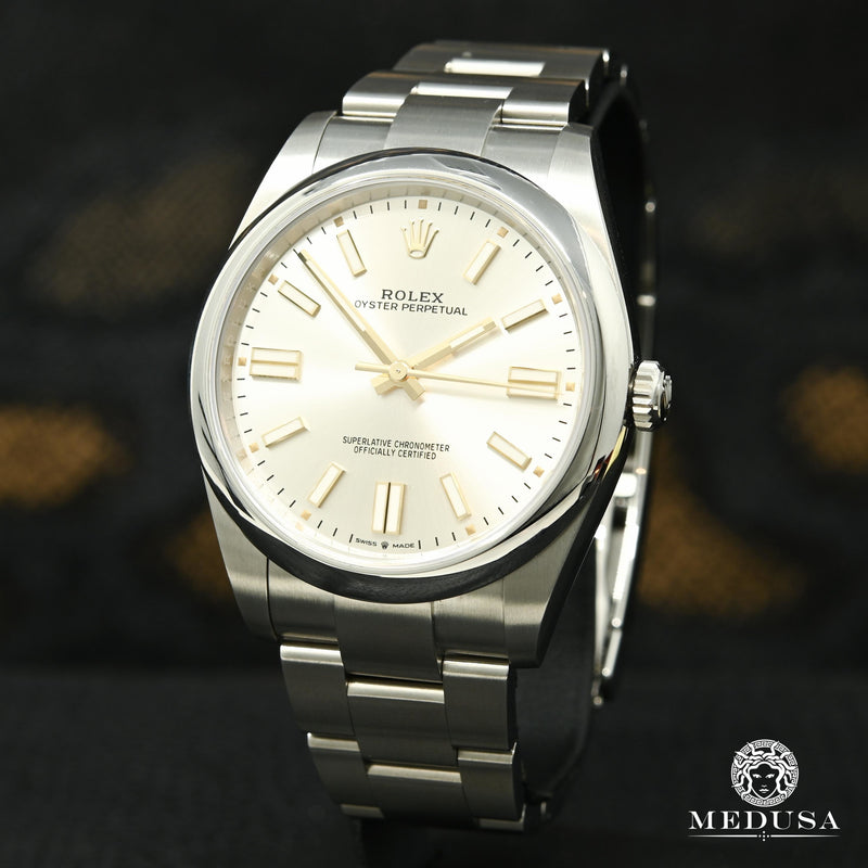 Rolex watch | Rolex Oyster Perpetual 41mm Men&#39;s Watch - Silver Stainless