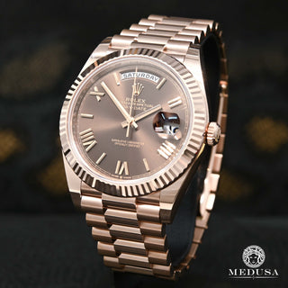 Rolex President Day-Date 40mm - Chocolate Rose Gold  - Rose Gold