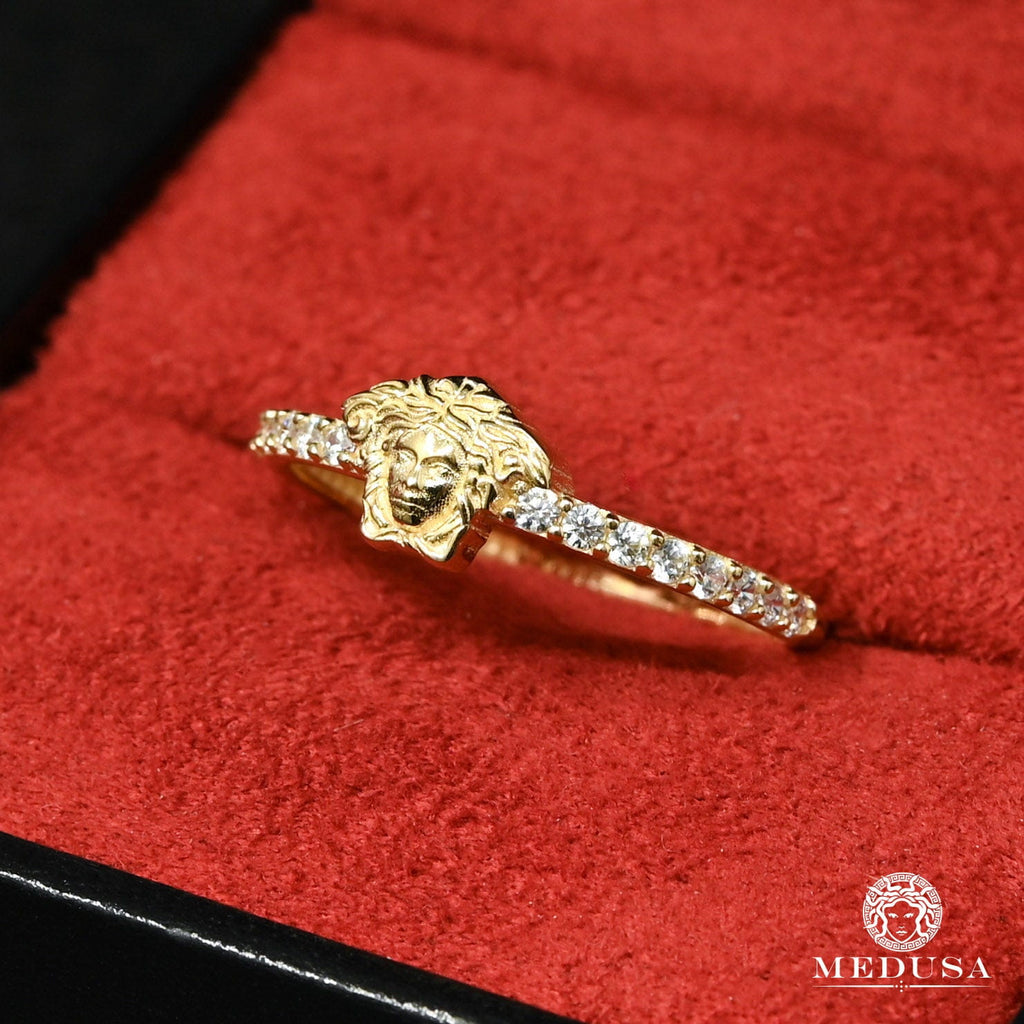 10K Gold Ring | Slim F25 Women's Ring | Medusa Jewelry 10K Gold Ring | Slim F25 Women's Ring | Medusa Jewelry