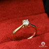 14K Gold Diamond Ring | Solitaire Engagement Ring D10 - GIA