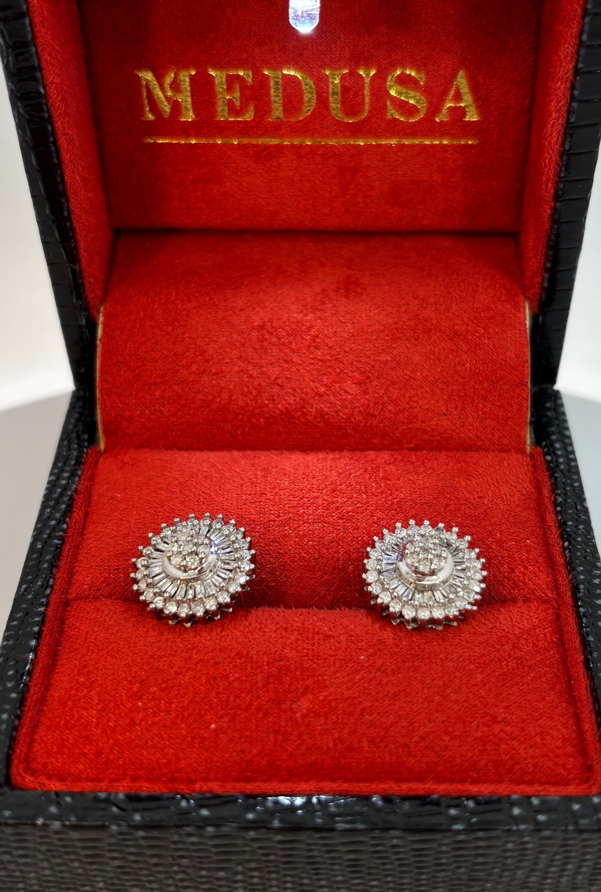 Bijoux Liquidation | Neuf Studs diamant baguette