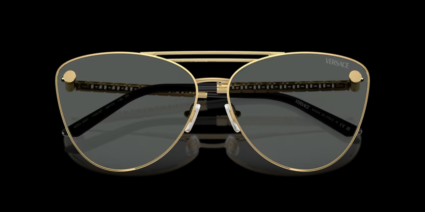 Lunette Versace | Lunette Homme Versace Greca - 0VE2267 Or Jaune