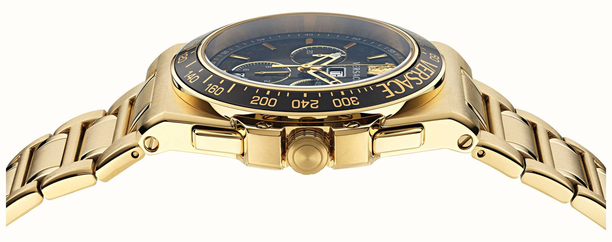 Montre Versace | Montre Homme Versace Greca Extreme Chrono - VE7H00623 Or Jaune