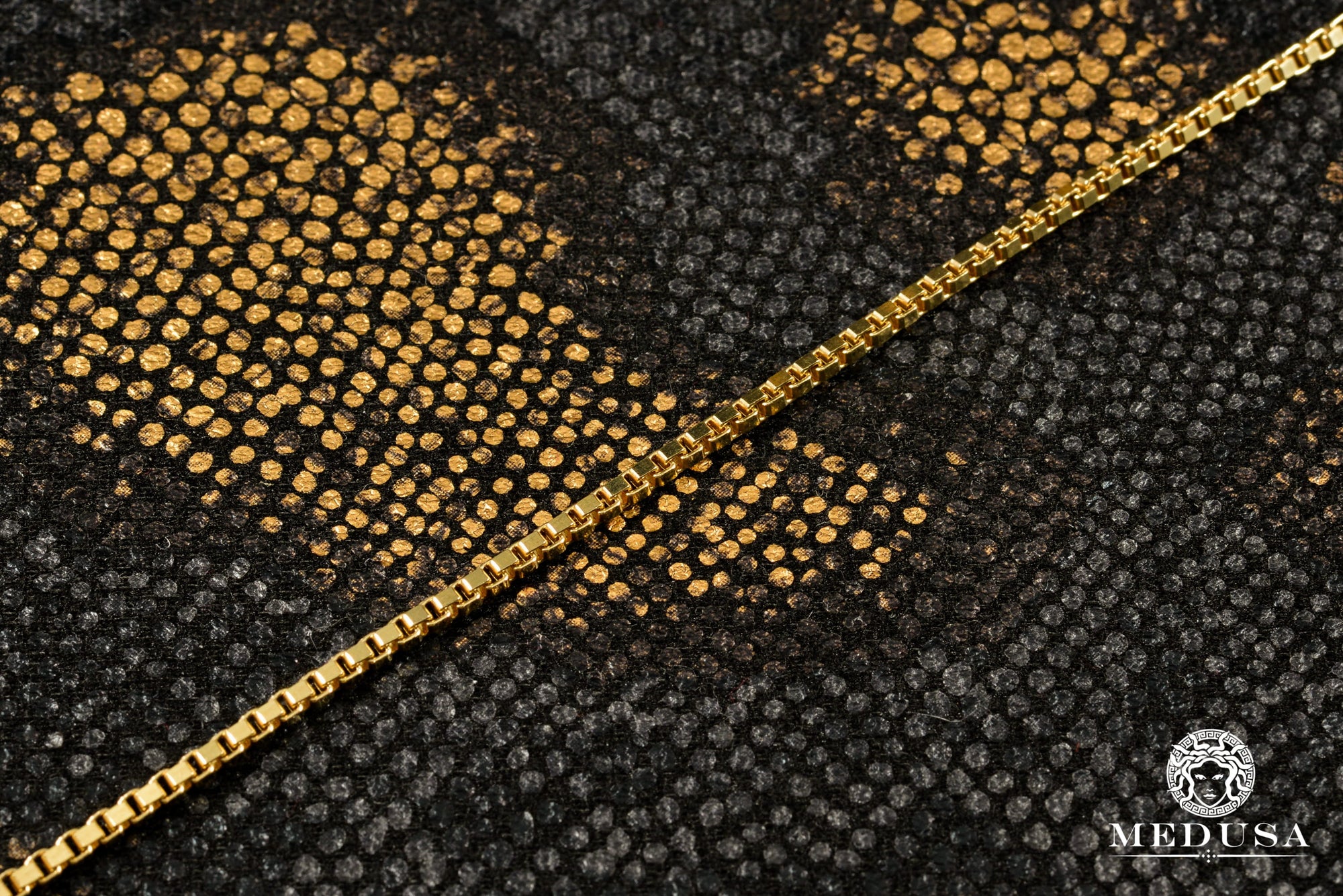 Chaîne en Or 10K | Chaîne 1.5mm Box Vénitienne