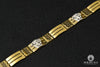 10K Gold Bracelet | Men&#39;s Bracelet 10mm Sparta H3 Bracelet 8.5&#39;&#39; / Gold 2 Tones