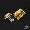 Fermoir à Diamants en Or 14K | Bijoux &amp; Accessoires 10mm Fermoir Box - Lock 585 Or Jaune