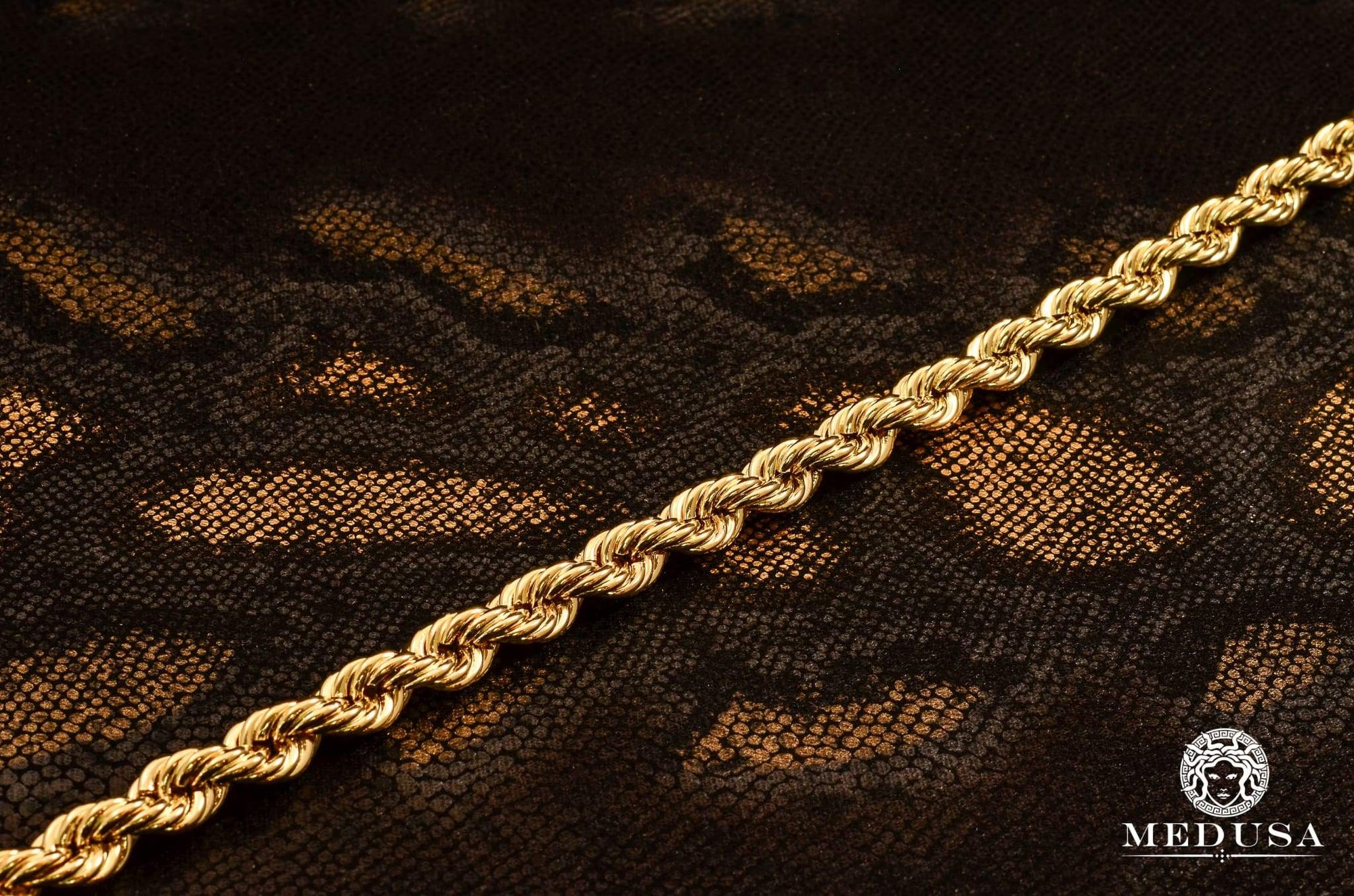 10K Gold Chain, 10mm Rope String