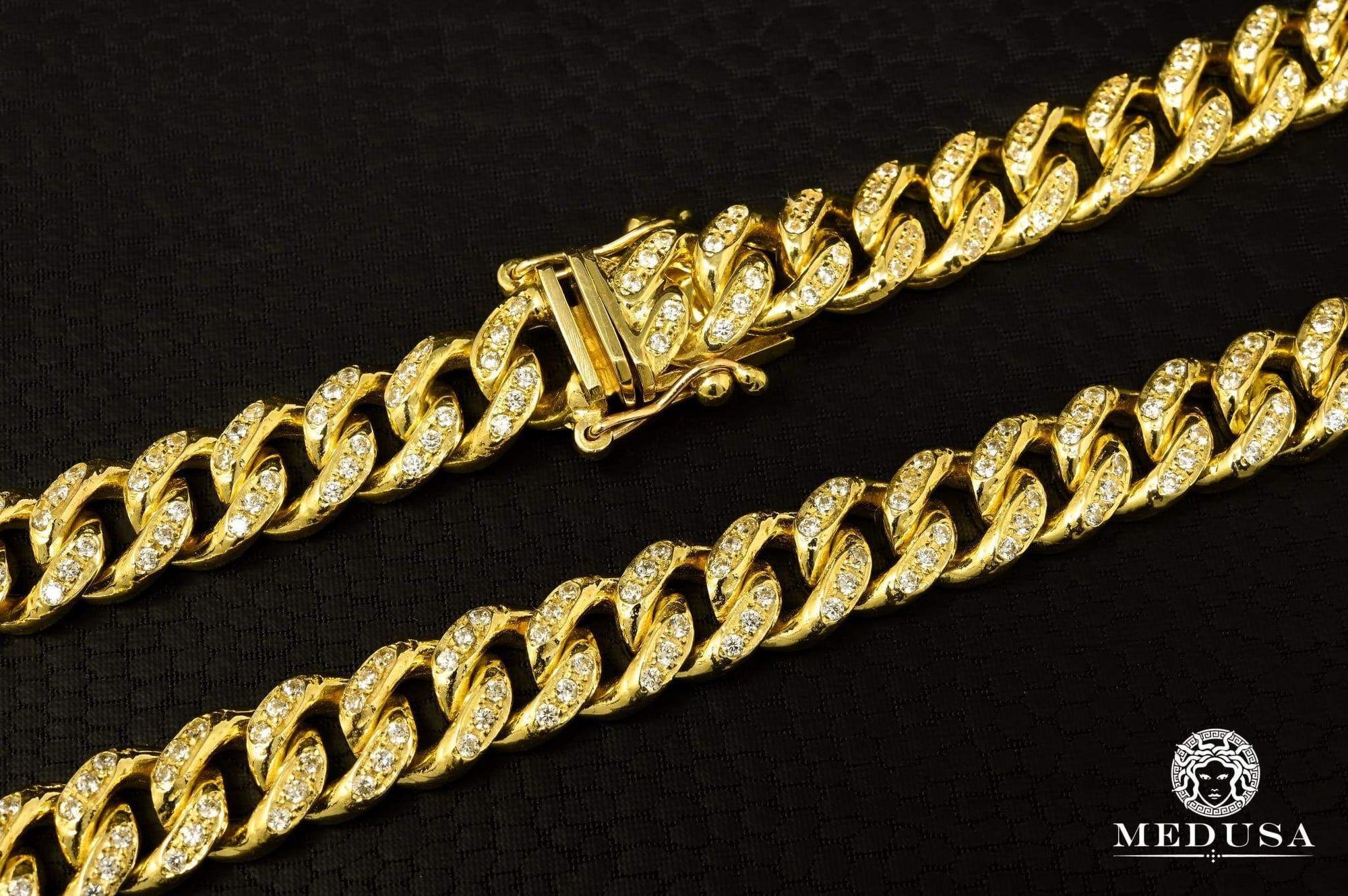 Solid 10K Yellow Gold Miami Cuban Link Mens Bracelet 11mm 9