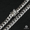Bracelet en Or 10K | Bracelet Homme 11mm Bracelet Cuban Solid Or Blanc