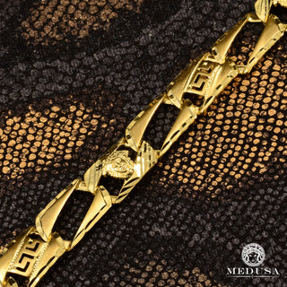 11mm Gianni M5 Bracelet  - 8'' / Yellow Gold