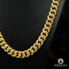 10K Gold Diamond Chain | 11mm Cuban Link CZ chain