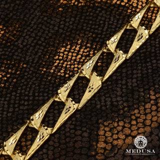 12mm Meshy Bracelet M425  - 8'' / Yellow Gold
