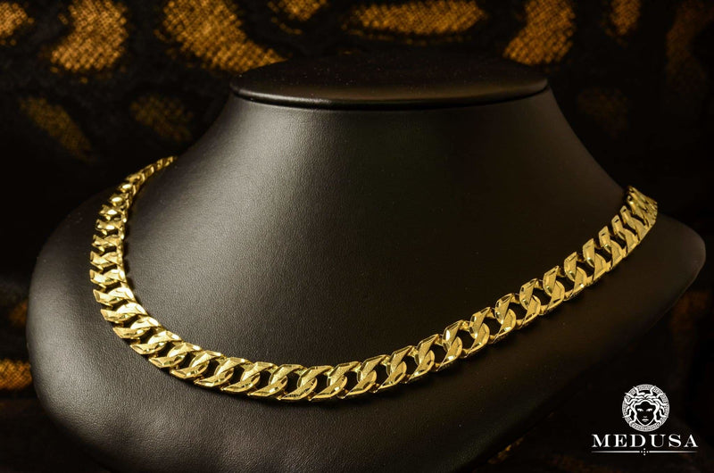 10K Gold Chain | Curb chain 12mm Miami M3