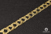 Bracelet en Or 10K | Bracelet Homme 13mm Bracelet Meshy Nugget