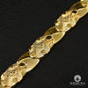 10K Gold Bracelet | Men&#39;s Bracelet 13mm Nugget Bracelet 8.5&#39;&#39; / Yellow Gold