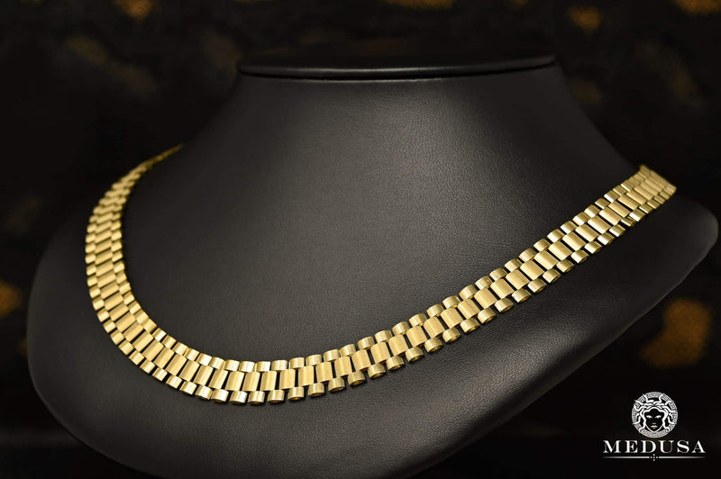 10K Gold Chain | Curb chain 13mm Rolex Chain