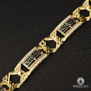 14mm Gianni M433 Bracelet  - 8'' / Yellow Gold
