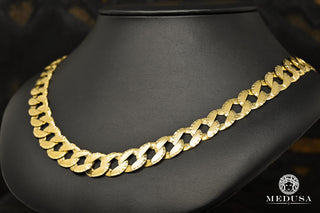15mm Meshy Round  - 18'' / Yellow Gold