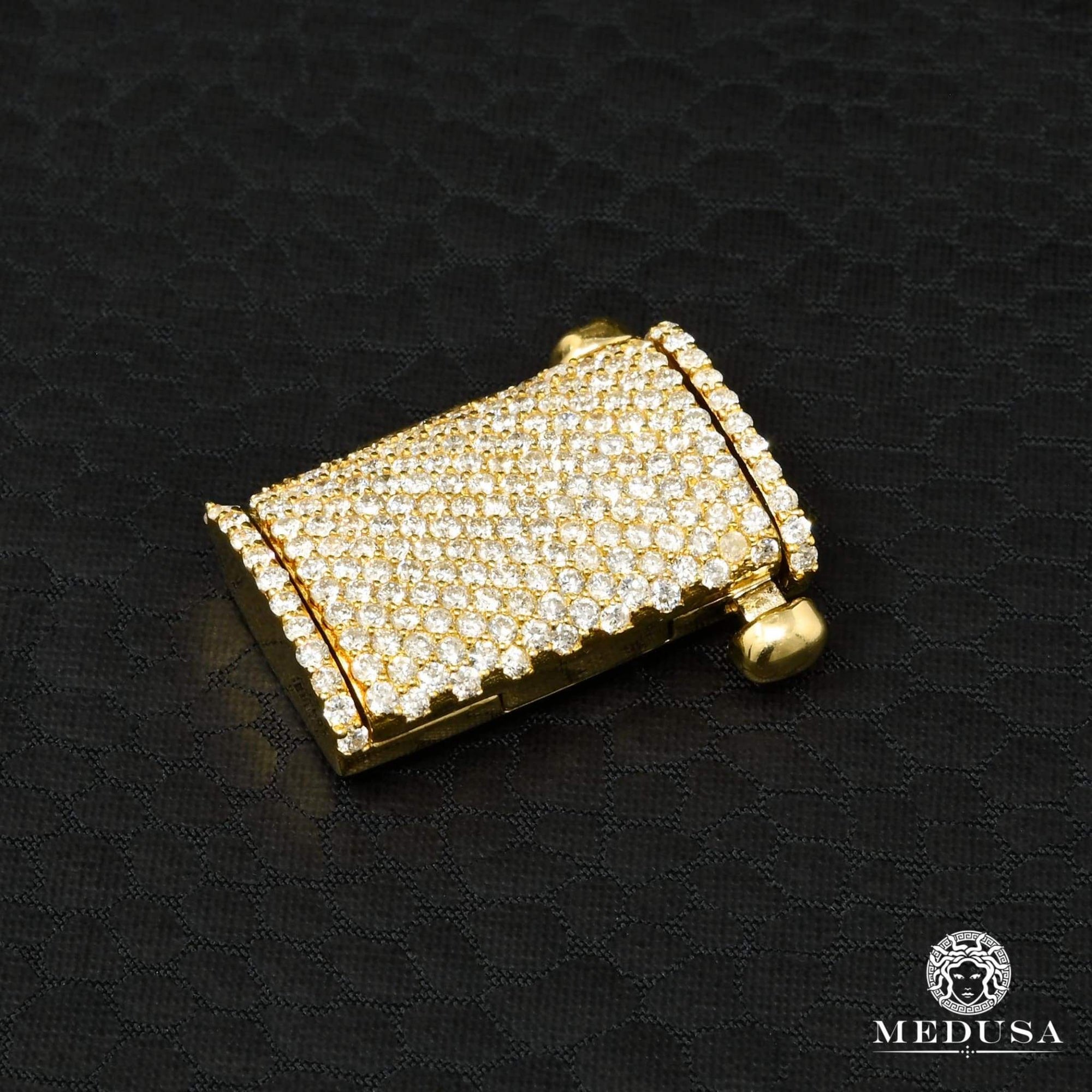 Fermoir à Diamants en Or 14K | Bijoux & Accessoires 16mm Box-Lock 585 Jaune