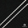 10K Gold Chain | 2.5mm chain Rope White gold