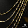 10K Gold Chain | 2.5mm chain Rope 2 Tones