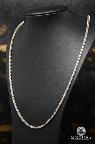 2.7mm Franco Platinum  - 20'' / Platinum
