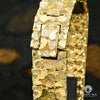 10K Gold Bracelet | Men&#39;s Bracelet 22mm Nugget Bracelet 8.5&#39;&#39; / Yellow Gold
