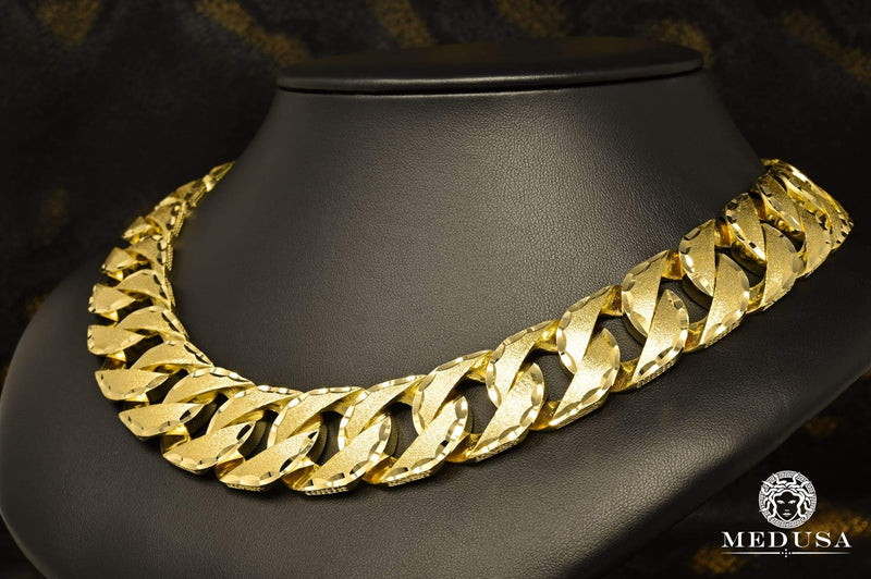 10K Gold Chain | Curb Chain 24mm Meshy M-JUMBO