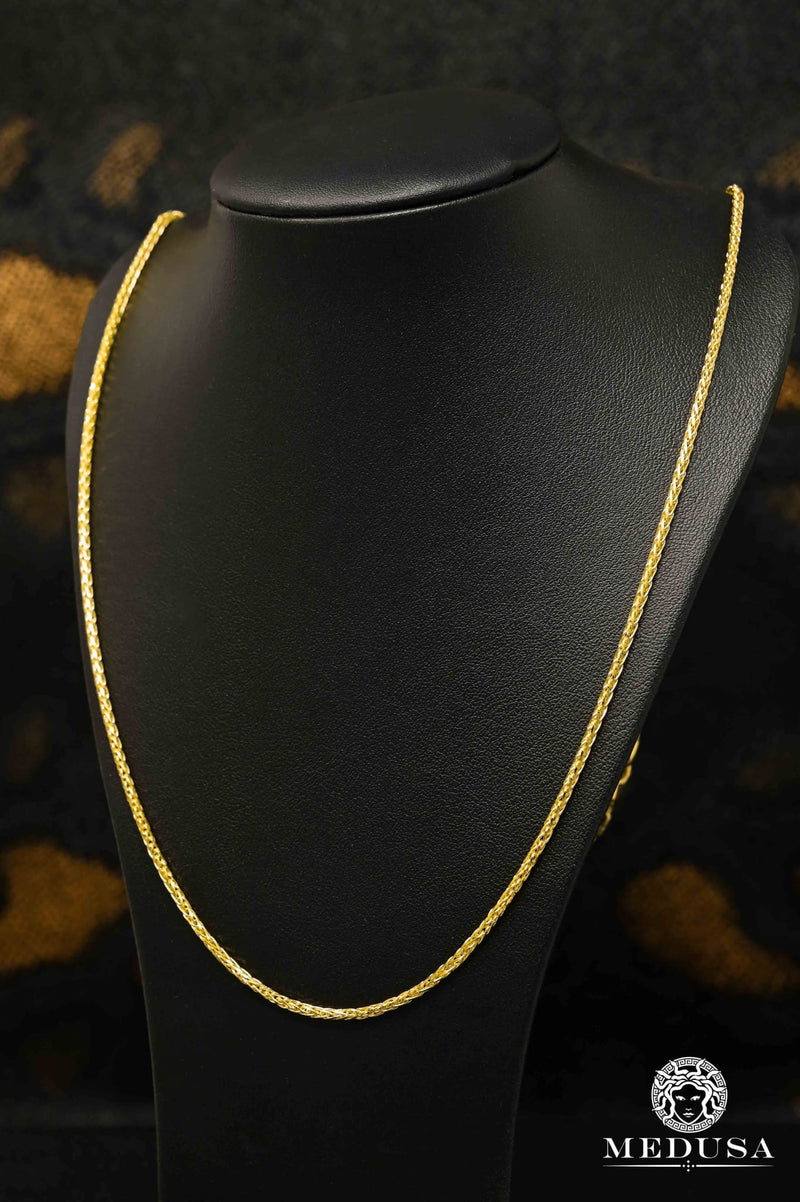 10K Gold Chain | 2mm Wheat Solid Chain