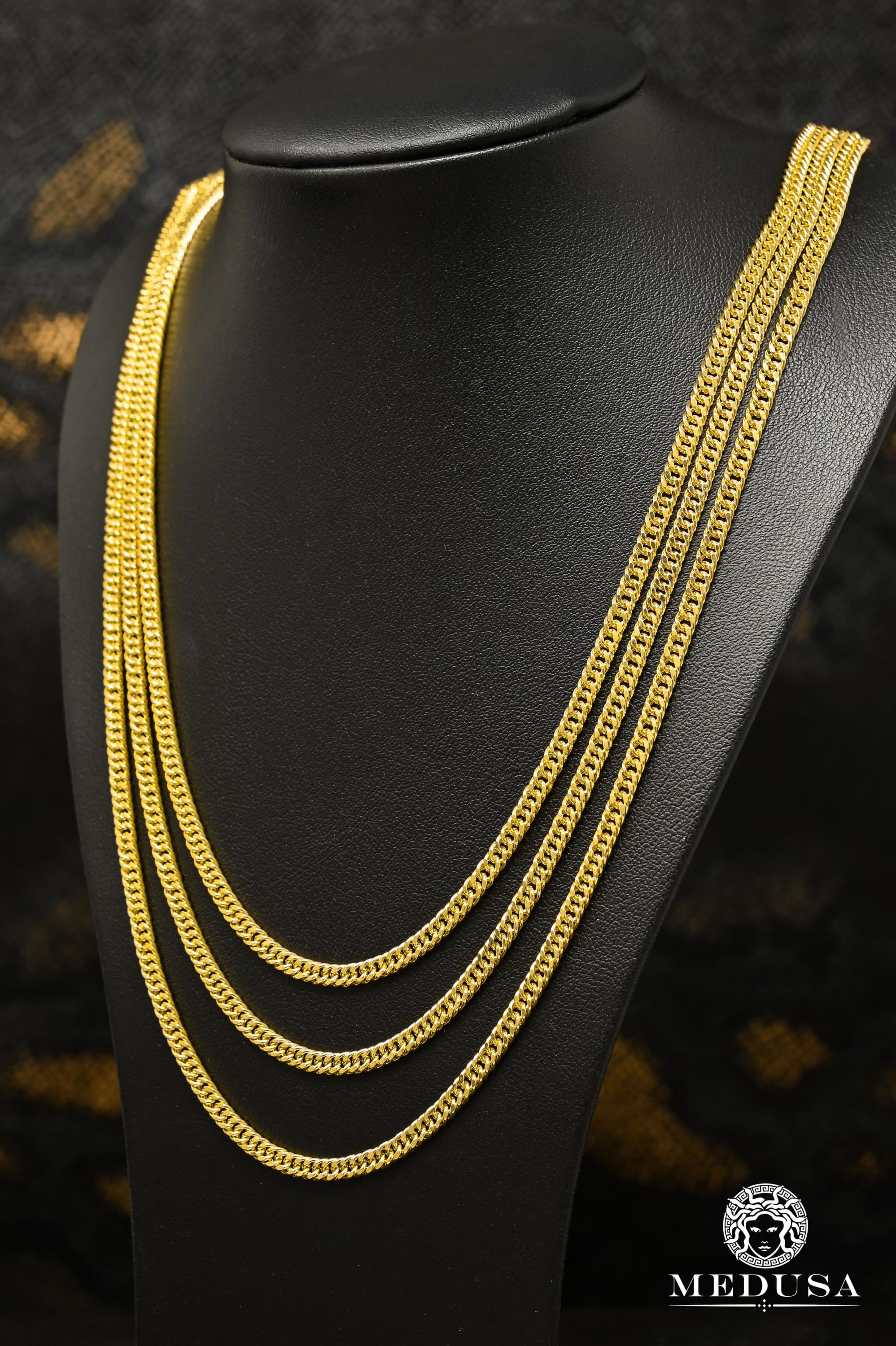 10K Gold Chain | 3.5mm Double-Cuban Link chain