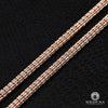 Chaîne en Or 10K | 3.5mm Ice Chain Rose 2 Tons