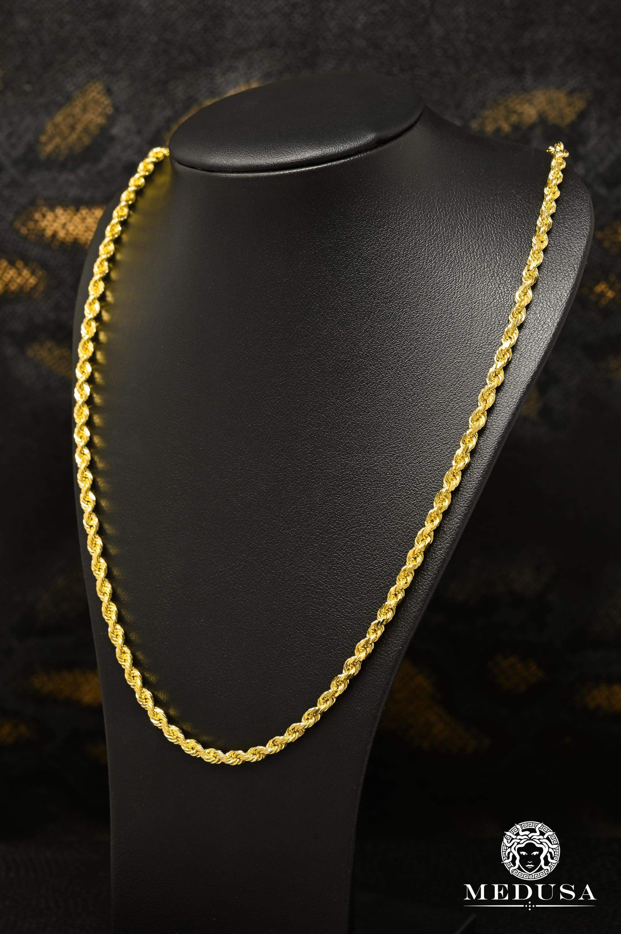 10K Gold Chain | 3.5mm chain Rope Solid