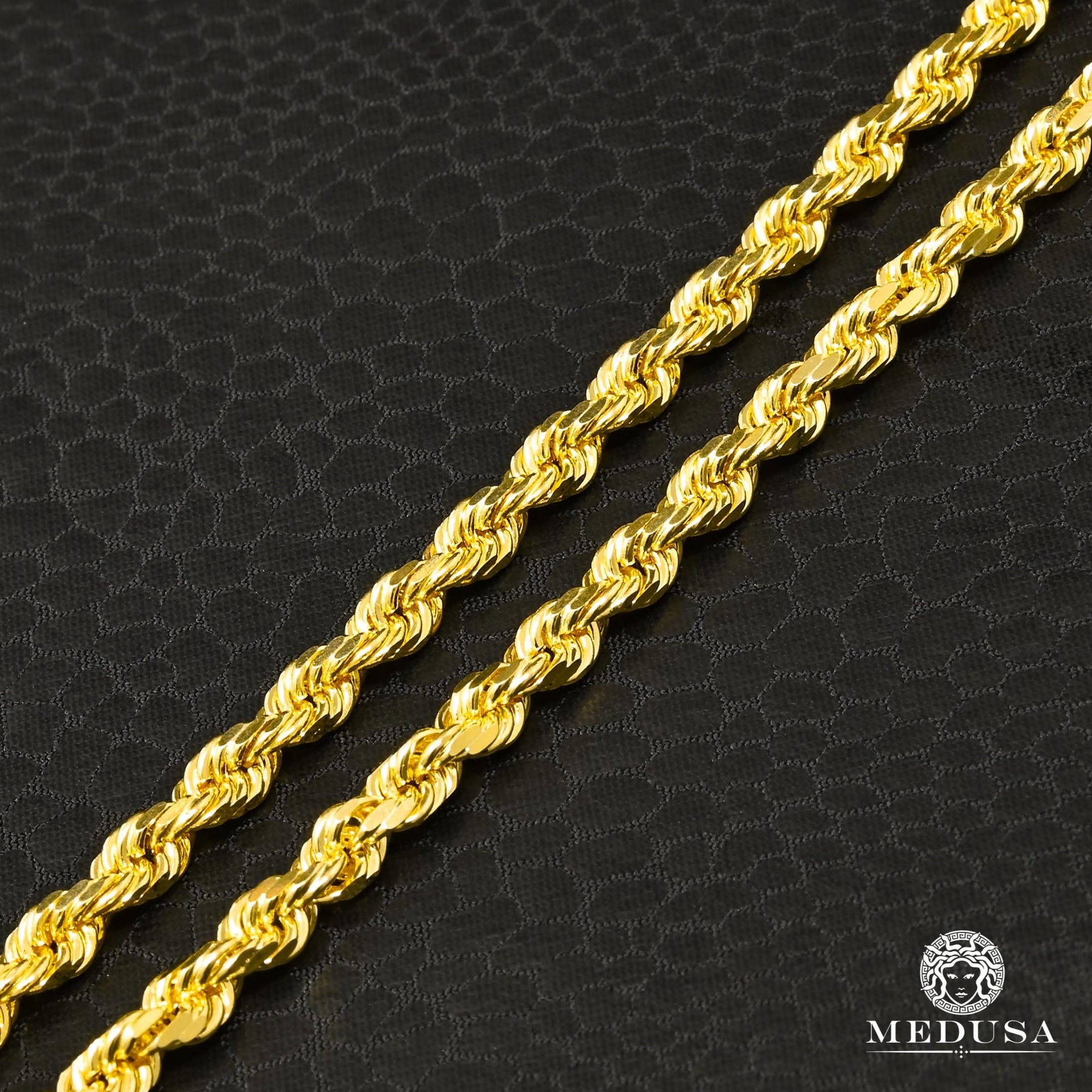 10K Gold Chain | 3.5mm chain Rope Solid